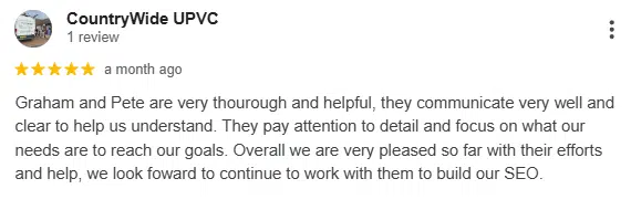 Countrywide testimonial