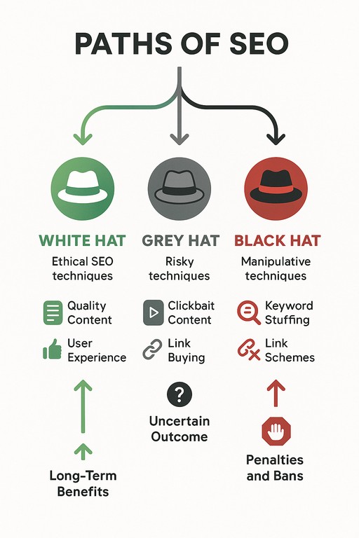The different types of SEO